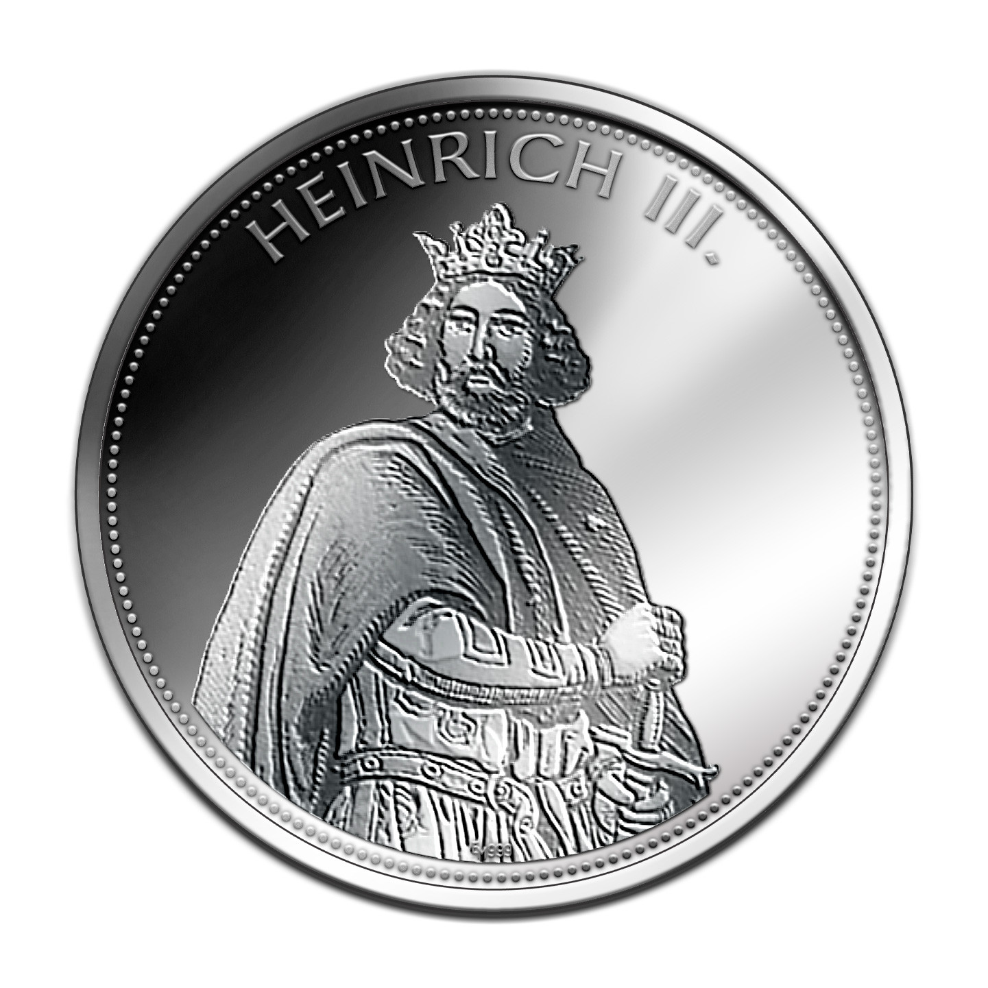 Heinrich III. (HRR) - Feinsilber Taler 2 von 6