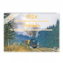 Eisenbahnkalender Franken 2024