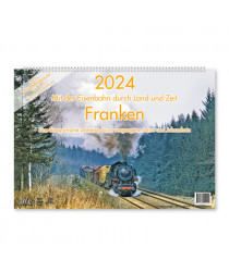 Eisenbahnkalender Franken 2024